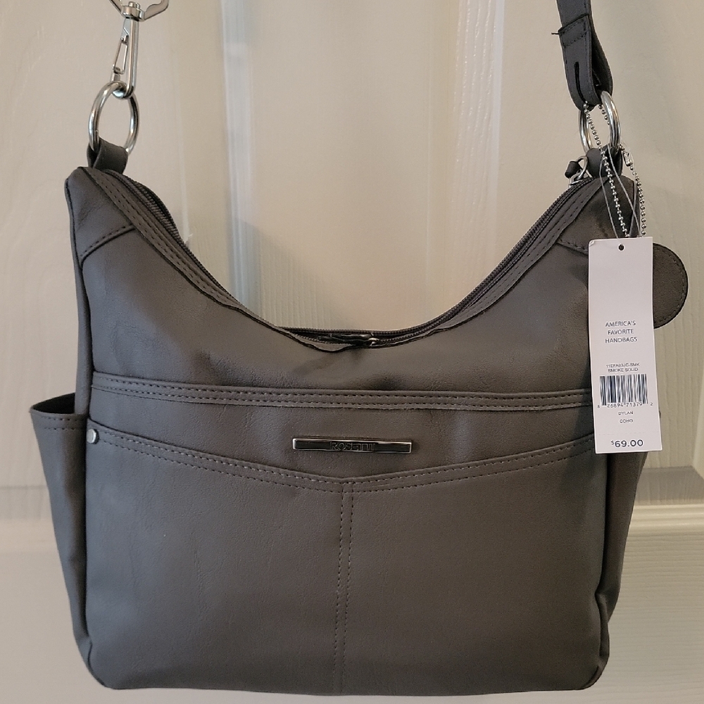 Gray Handbag